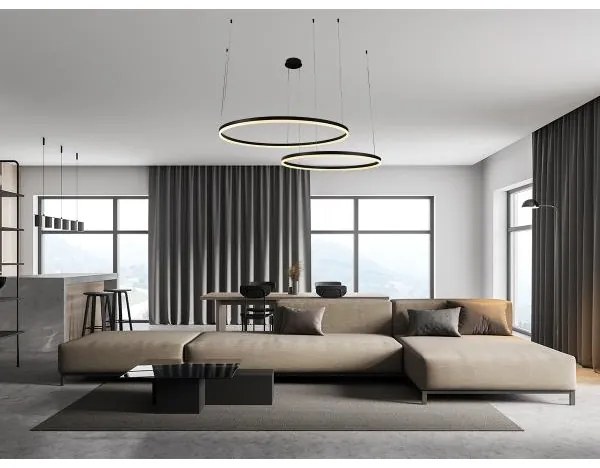 Lustră LED dimabilă pe cablu LED/100W/230V 3000-6500K + telecomandă