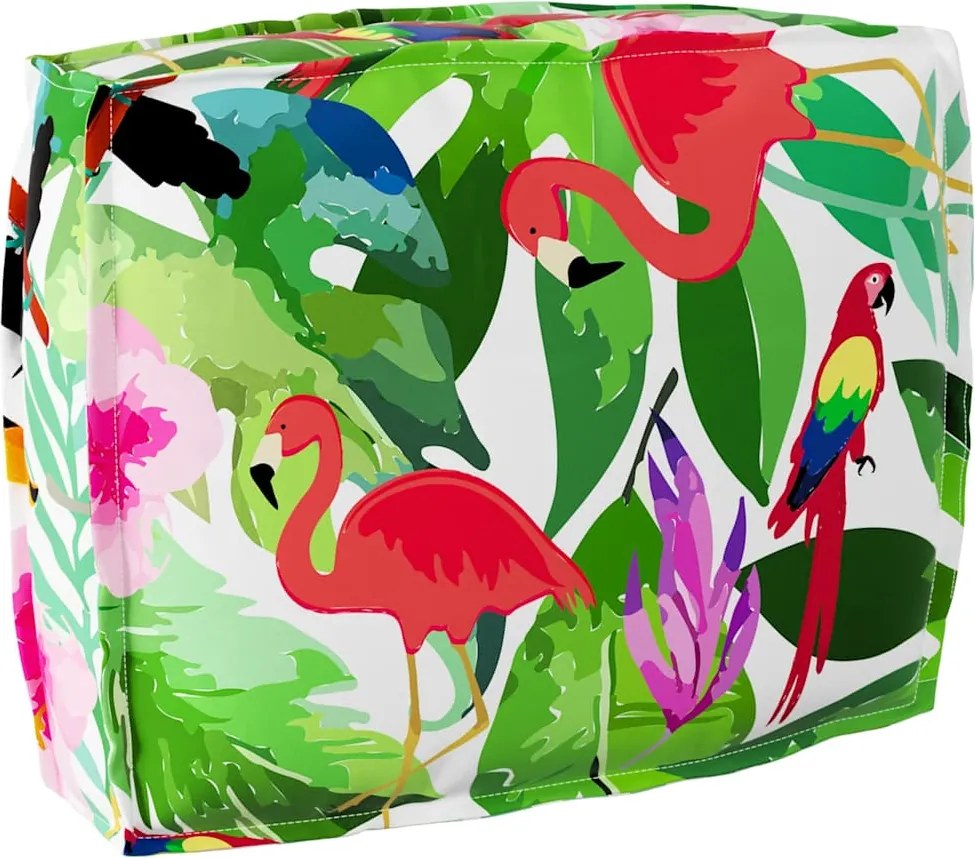 vidaXL Pernă Floral Multicolour 50 x 40 x 12 cm Material Oxford