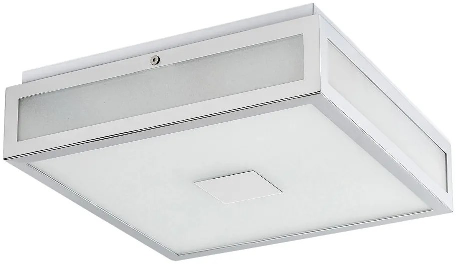 Plafoniera LED baie IP44 Zoya crom alb 40x40cm