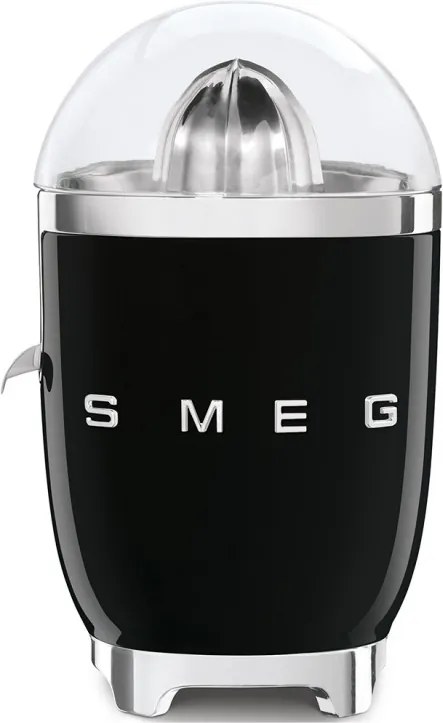 Storcător electric de citrice Smeg CJF11BLEU, 70 W, sistem anti-picurare, bază antiderapantă, negru