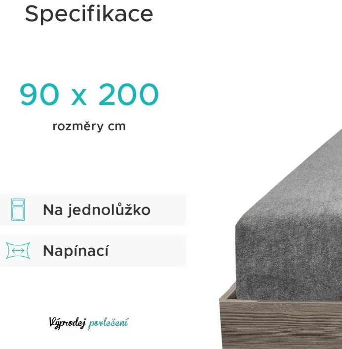 Cearsaf de frote nisipiu 90 x 200 cm