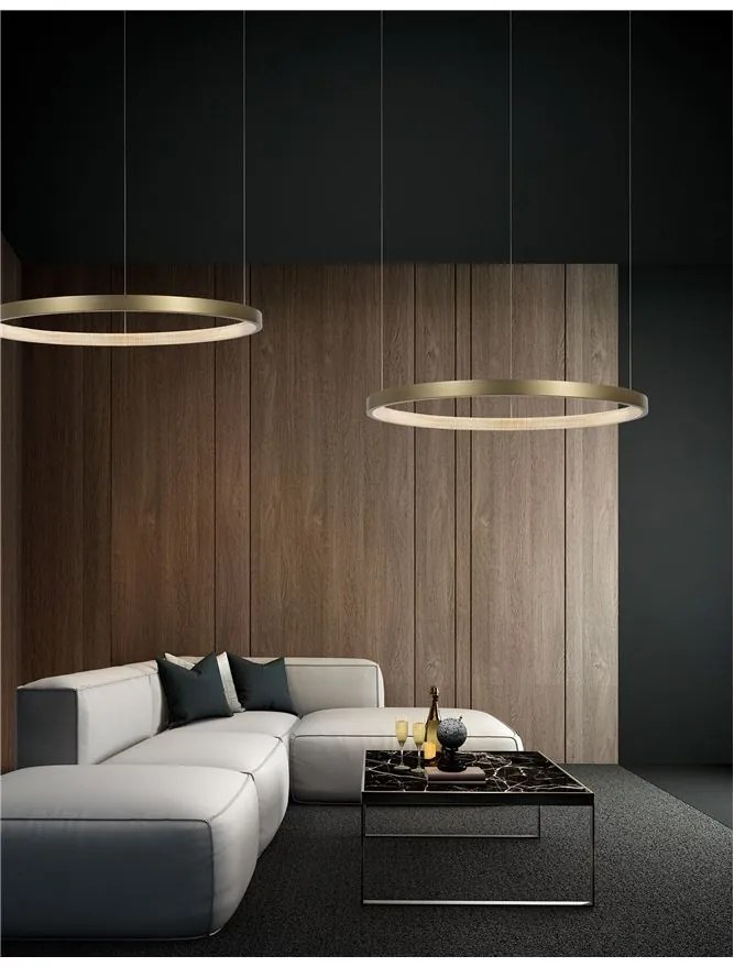 Lustra LED moderna diametru 85cm, Vegas