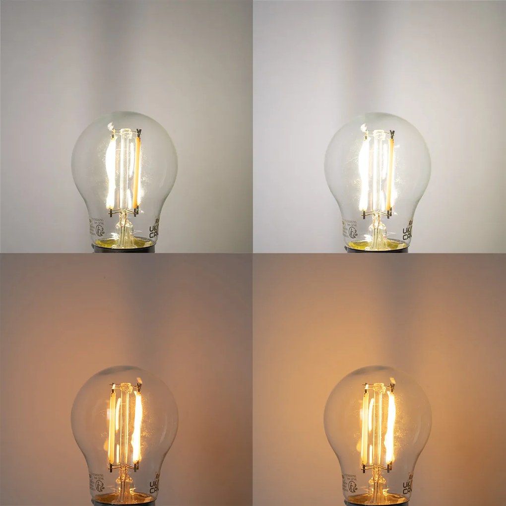 Set de 5 becuri LED inteligente E27 P45 4,5W 470 lm 1800-4000K