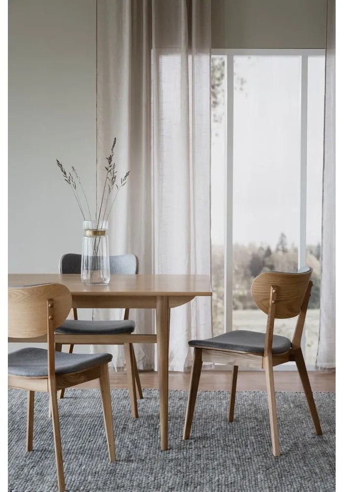 Scaune de dining gri 2 buc. Kato - Rowico