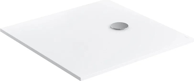 Cadita de dus compozit Omnires AquaPure M+ patrata alb mat 90x90 cm