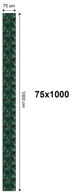 Tapet floare verde-aurie luxoasă