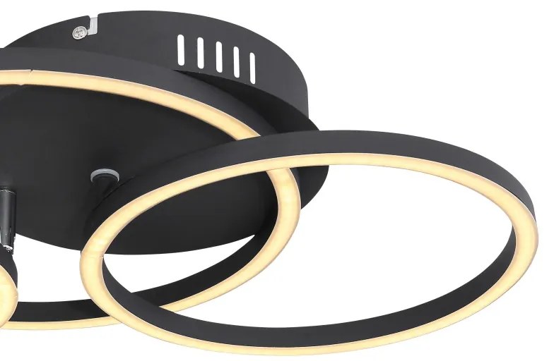 Plafoniera LED moderna design circular KENDY 30W negru