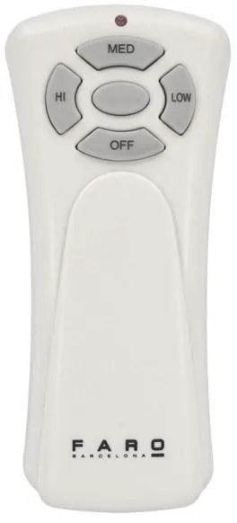 Ventilator de tavan FARO 33516DC LANTAU negru/maro d. 132 cm + telecomandă