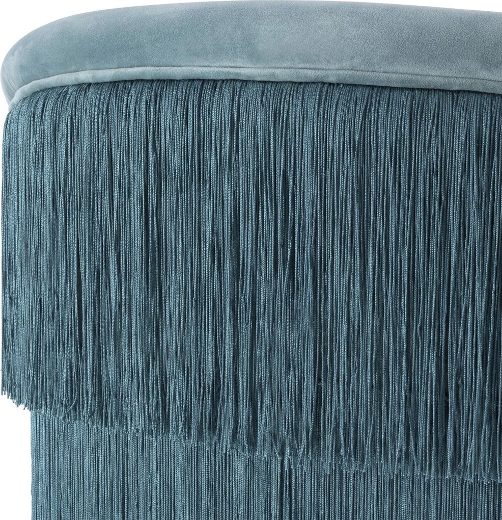 Fotoliu pivotant design elegant LUX Le Vante, albastru 113980 HZ