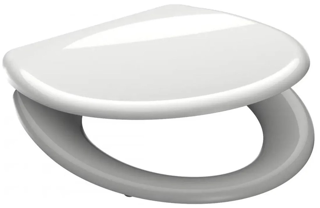 Schütte 82300-A - Capac WC alb cu SoftClose, din duroplast