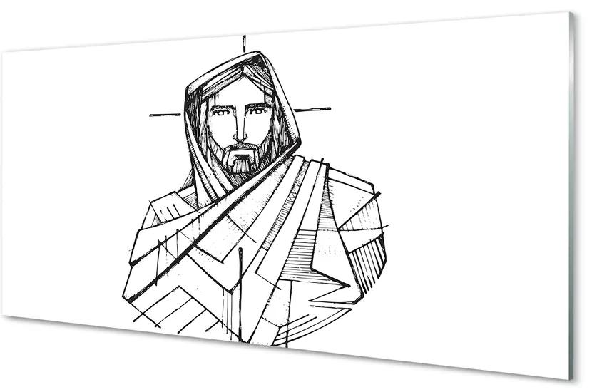 Tablouri acrilice desen Isus