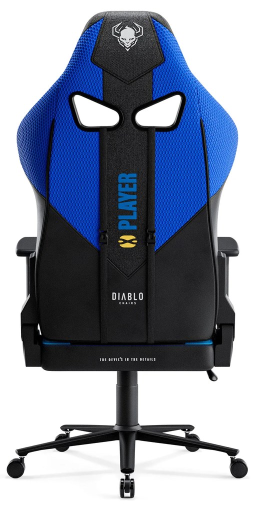 Scaun gaming din material Diablo X-Player 2.0: Frost Black/negru Normal