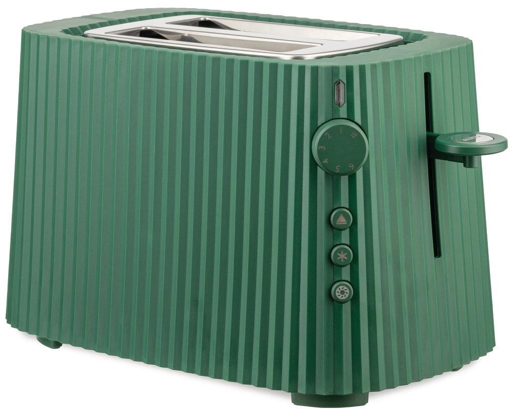 Prăjitor de pâine Plissé, verde- Alessi
