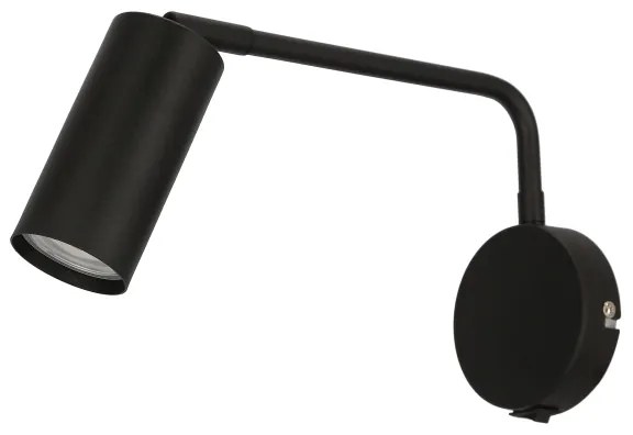 Lampă de perete TINA 1xGU10/15W/230V neagră