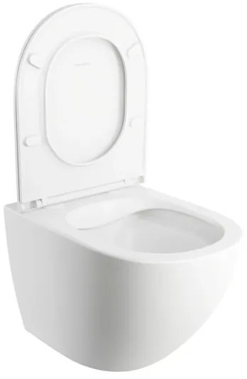OMNIRES OTTAWAMWBM - Vas WC suspendat OTTAWA cu capac SoftClose, ceramică, alb mat