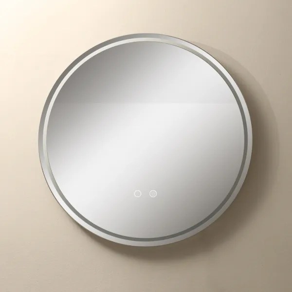 Oglindă LED retroiluminată pentru baie Zuma Line D3004-60 24W/230V 3000/4000/6000K IP44 alb