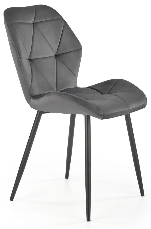 Scaun K453 velvet gri