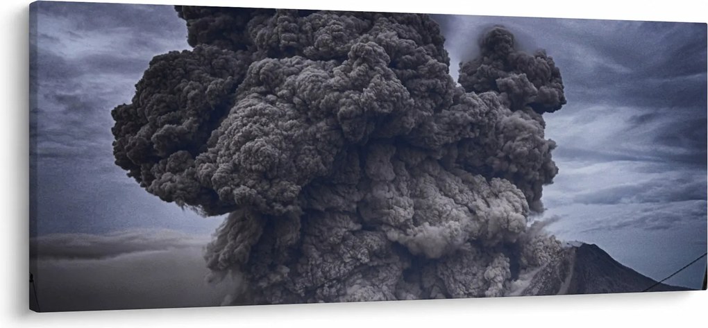 Tablou - Erupție vulcanică (120x50 cm)