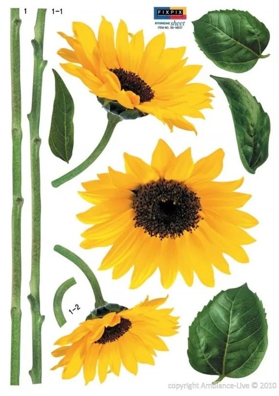 Autocolant Ambiance Sun Flowers