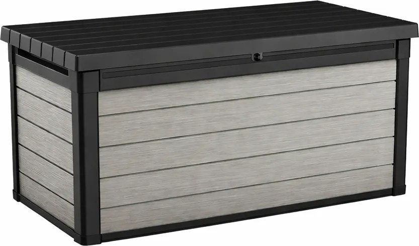 Denali duotech ladă de plastic pentru grădină 570 L gri-maroniu