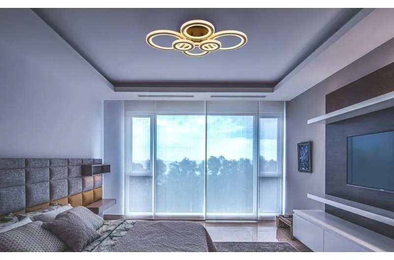 Plafoniera LED CCT cu telecomanda KORA