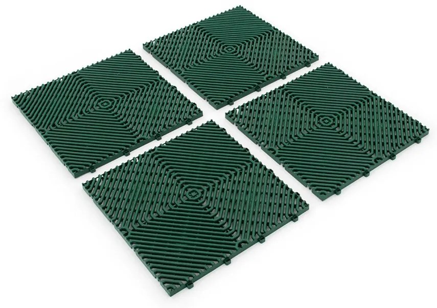 Placi de plastic Linea Rombo 39,5 x 39,5 x 1,7 cm, verde