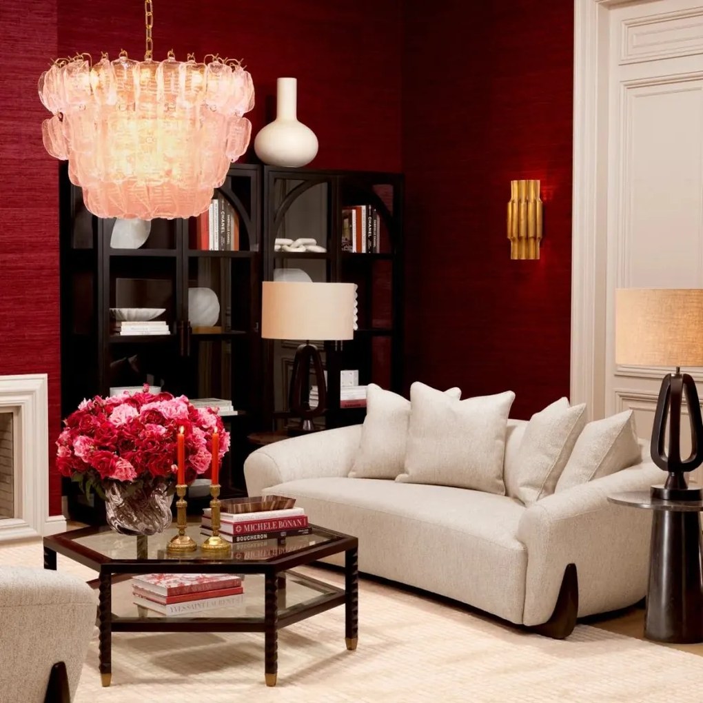 Canapea design LUX Siderno, Splendor gri deschis