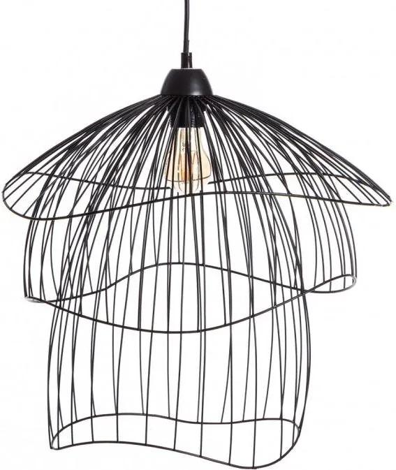 Lampa suspendata din metal Ceiling Lamp Black Metal Ø43cm | PRIMERA COLLECTION