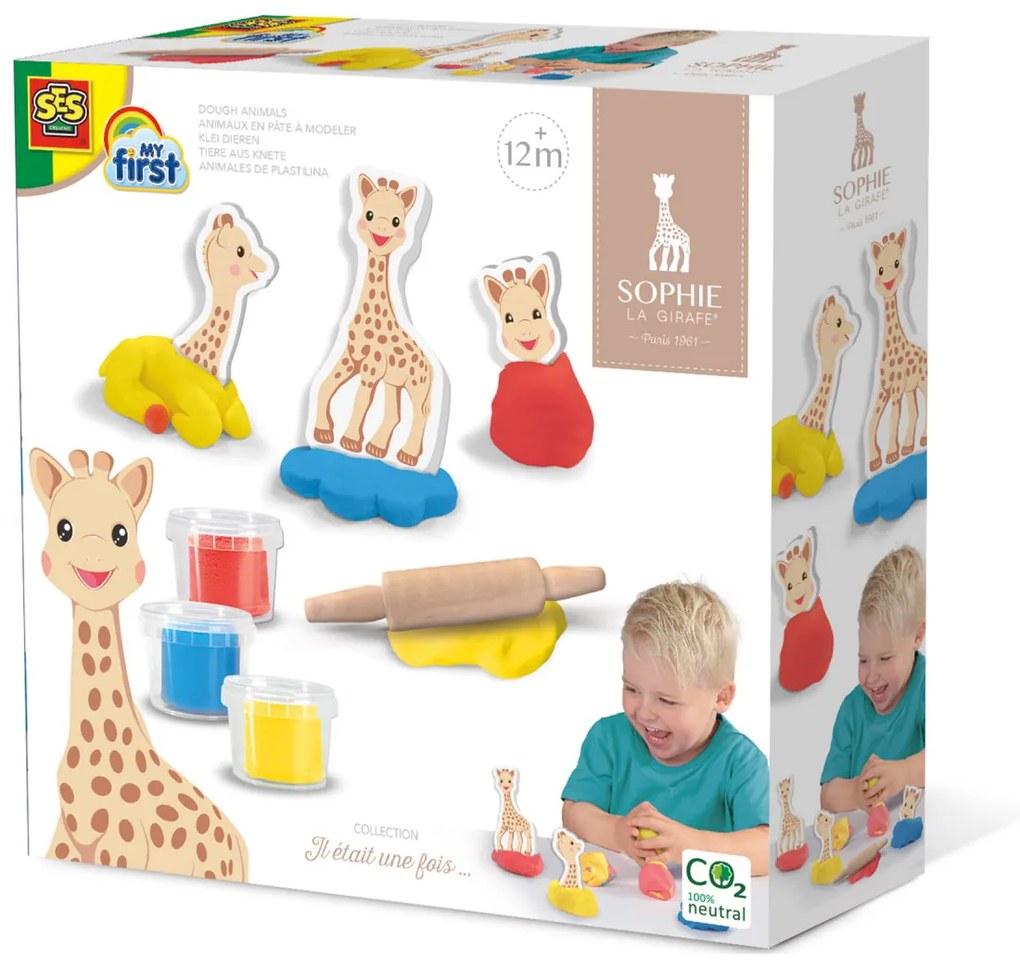 Girafa Sophie - Animale din plastilina