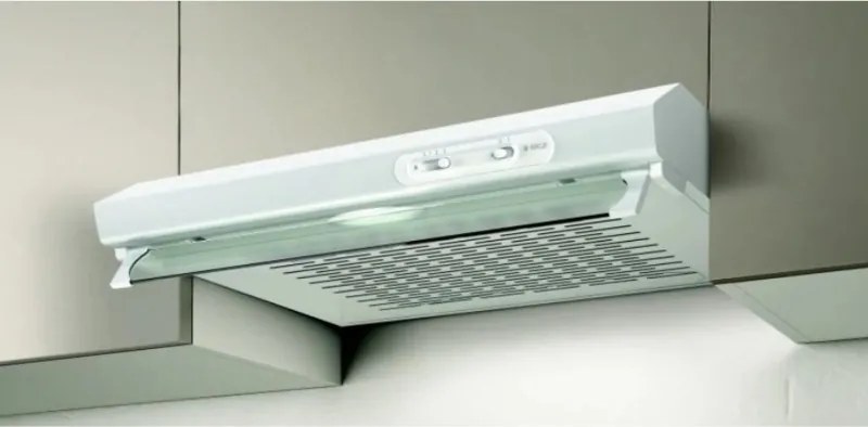 Hota Elica Verve Lux WH 60, 52 W, 60 cm, clasa C, 205 m³/h, iluminare LED, alb