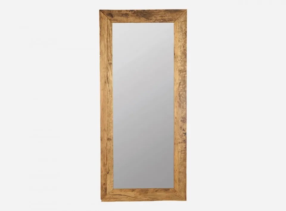Oglinda dreptunghiulara lemn reciclat 210x95 cm Pure Nature House Doctor