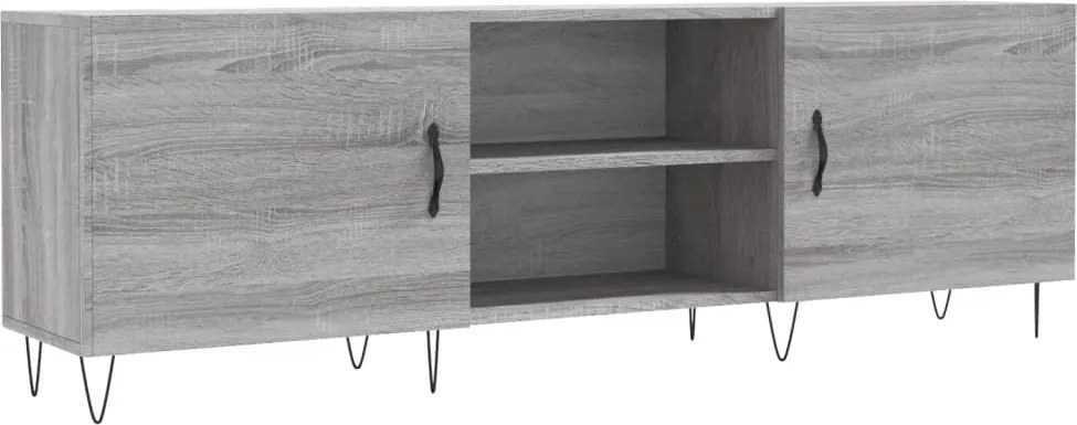 vidaXL Comodă TV, gri sonoma, 150x30x50 cm, lemn compozit