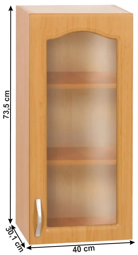 Dulap superior de bucătărie Leite MDF klasik W40S/D arin (D). 788951