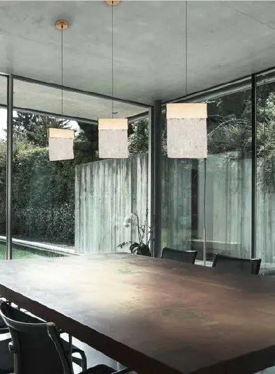 Pendul LED dimabil design modern VETRO auriu P0428D MX