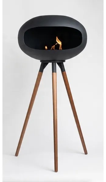 Șemineu pe bioetanol TOKIO 45 x 100 cm, 2 kW, negru