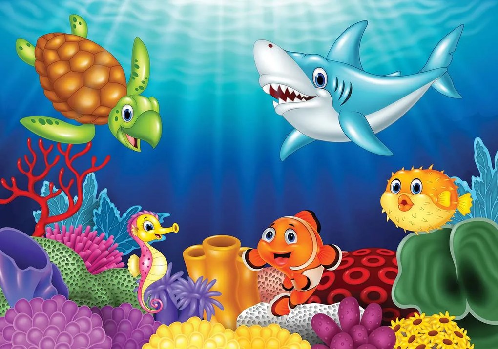 Fototapet - Floarea de ocean (254x184 cm)