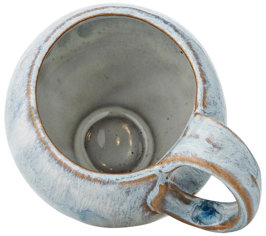 Cești albastru-deschis 4 buc. pentru cappuccino din gresie 250 ml Avonlea – Bloomingville