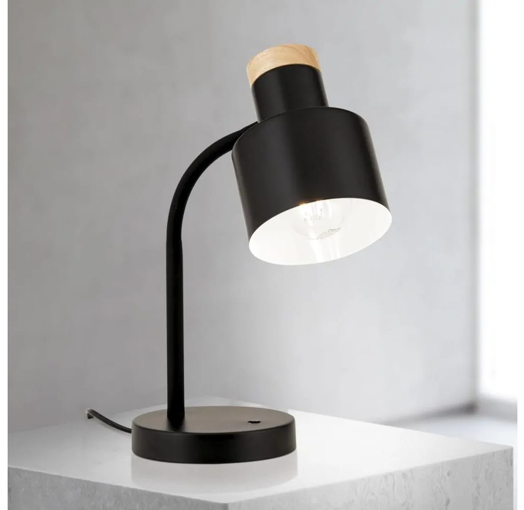 Orion - Lampă de masă GILI, 1xE27/40W/230V, neagră