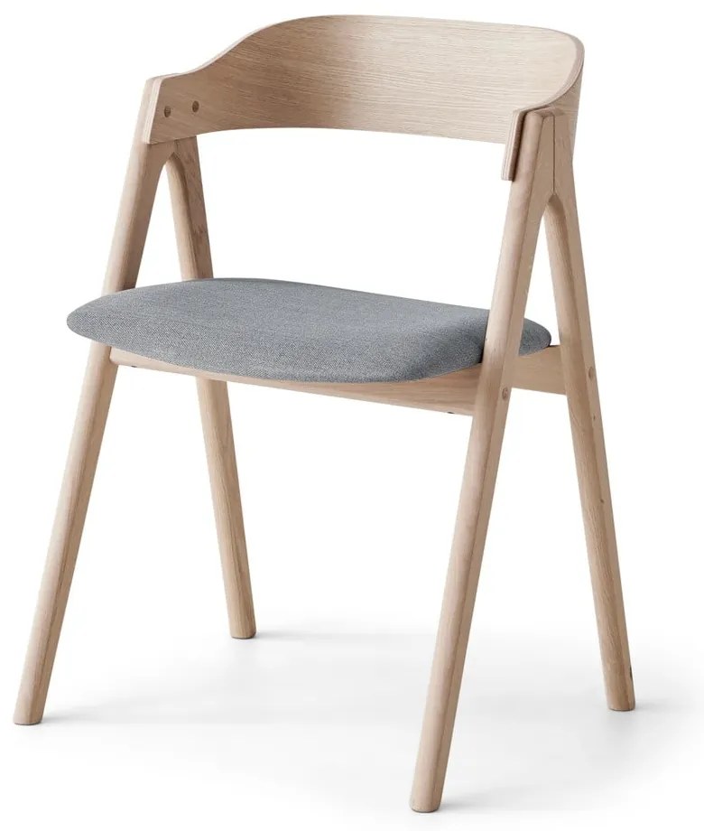 Scaun din lemn de fag Findahl by Hammel Mette, natural-gri