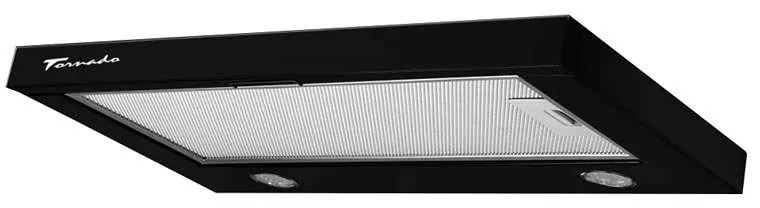 Hota Telescopica Tornado Sonora 1200 (60), 1 motor, latime 60 cm, 3 viteze, absorbtie 1200 m3/ora, Negru