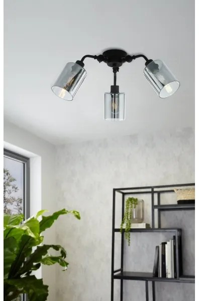 Eglo 43308 - Lustră aplicată FORESTBURG 3xE27/40W/230V