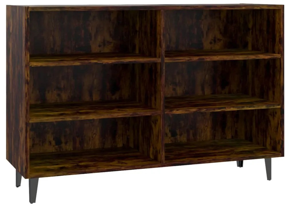 813185 vidaXL Servantă, stejar fumuriu, 103,5x35x70 cm, PAL
