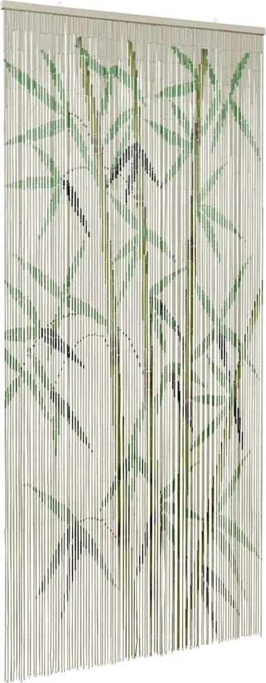 vidaXL Perdele pentru ușă cu insecte imprimeu bambus 100x220 cm bambus