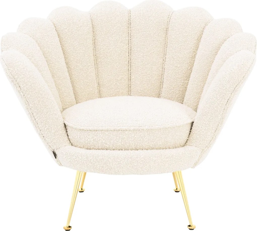 Fotoliu design elegant LUX Trapezium crem 113990 HZ