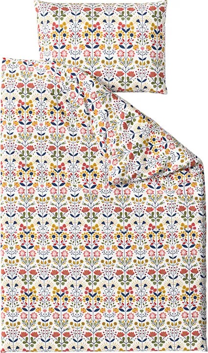 Lenjerie de pat policoton FOLKLORIA POLY colorata Dimensiune lenjerie de pat: 70 x 90 cm | 140 x 220 cm