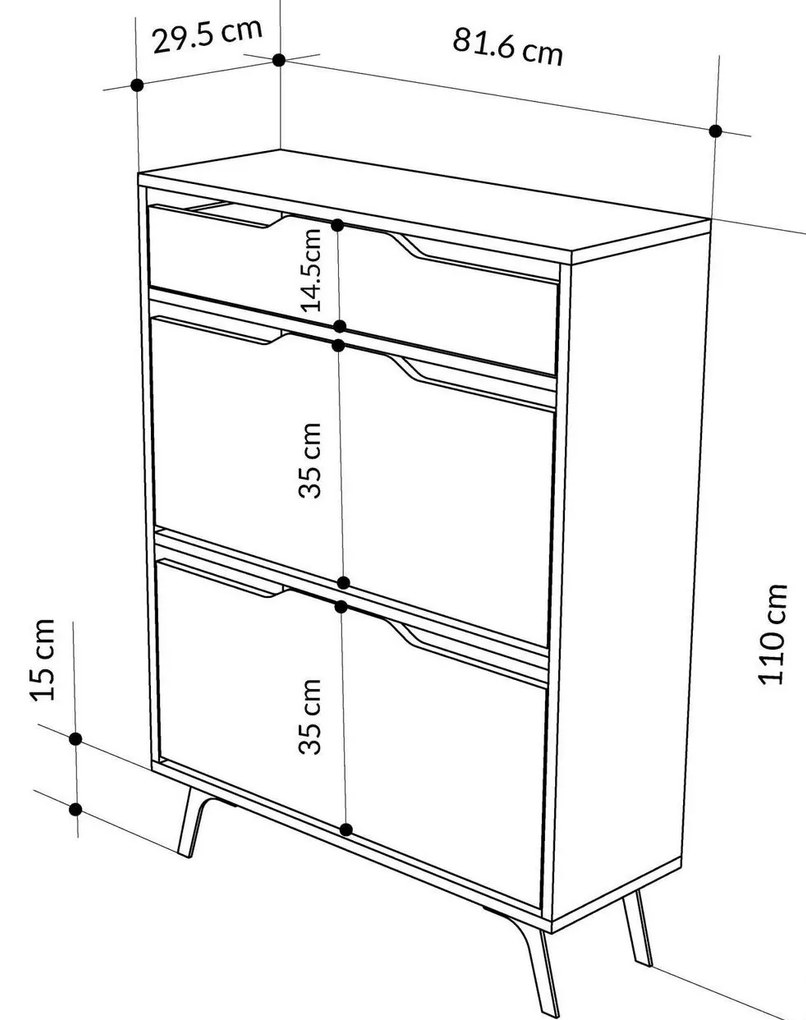 Pantofar Asthat (alb). 1107961