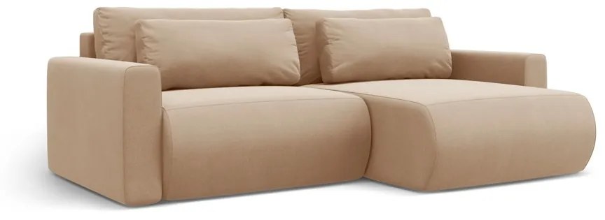 Coltar extensibil Belfast 3 locuri catifea L240 cm