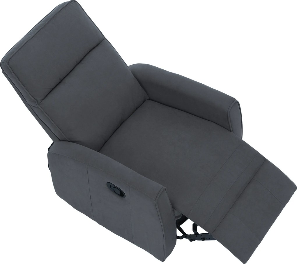 Fotoliu rotativ de relaxare, gri, MEKENZI