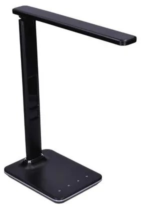Solight WO45-B - LED lampa de masa cu display LED/9W/230V negru
