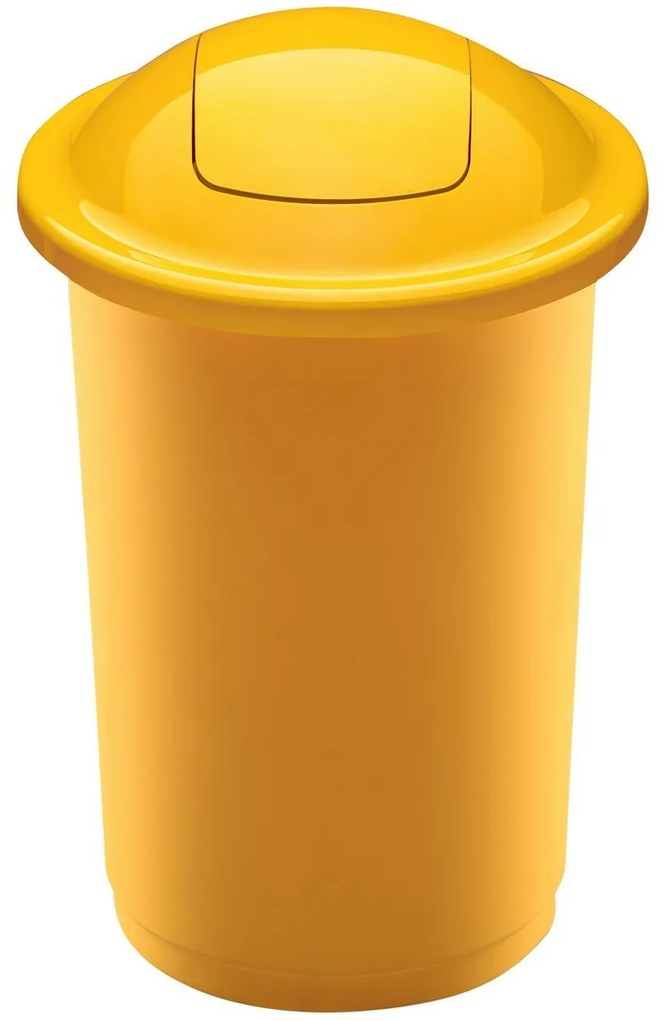 Coș de sortare deșeuri Top Bin, 50 l, galben